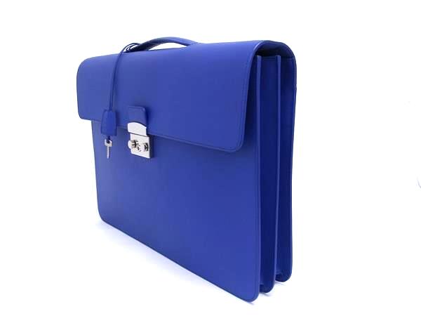 □極美品□ jean rousseau ジャンルソー レザー ハンドバッグ ビジネス