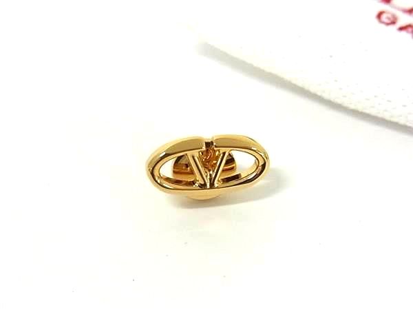 ■新品同様■ VALENTINO GARAVANI ヴァレンティノ ガラヴァーニ シングルピアス 片耳 アクセサリー メンズ レディース ゴールド系 FG9726