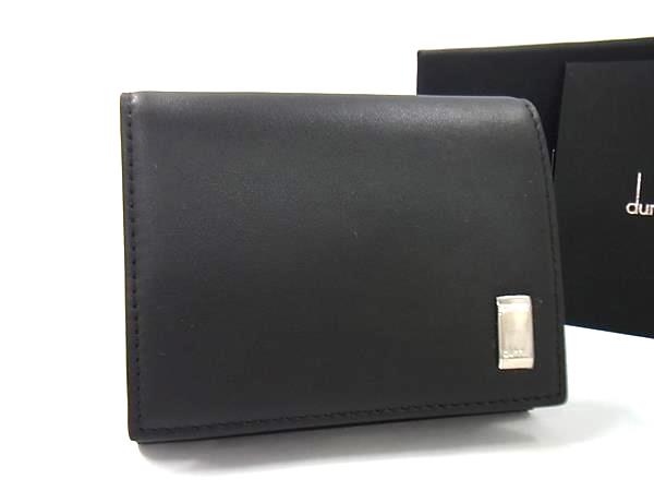 ■新品■未使用■ dunhill ダンヒル サイドカー レザー ケース パース 小銭入れ 財布 ウォレット ブラック系 FH2304