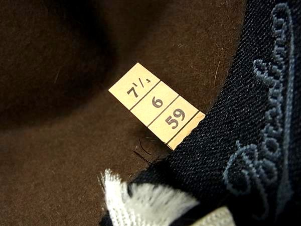 □新品同様□ BORSALINO ボルサリーノ フェルト ハット 帽子 表記