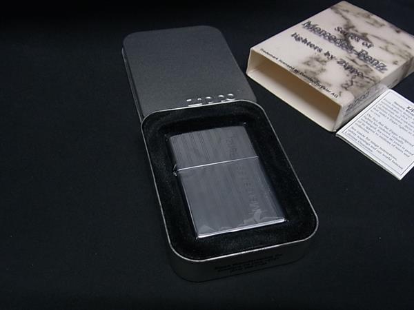 ■未開封■新品■未使用■ ZIPPO ジッポー メルセデスベンツ 2001年製 高級ライター オイルライター 喫煙グッズ シルバー系 FH7326