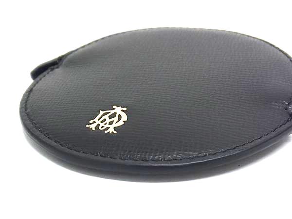 ■新品同様■ dunhill ダンヒル ウィンザー レザー ケース パース 小銭入れ メンズ ブラック系 FH7557 □新品同様□ dunhill ダンヒル ウィンザー レザー コインケース