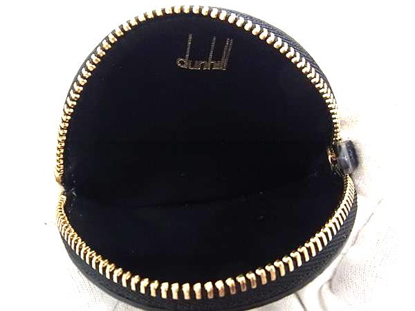 ■新品同様■ dunhill ダンヒル ウィンザー レザー ケース パース 小銭入れ メンズ ブラック系 FH7557 □新品同様□ dunhill ダンヒル ウィンザー レザー コインケース