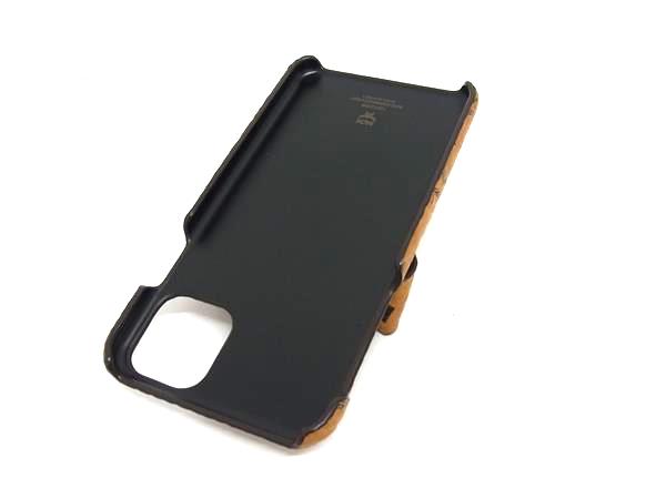 ■極美品■ MCM エムシーエム モノグラム ヴィセトス柄 レザー  iPhone 11 pro MAX 対応 スマホケース ブラウン系 FH8711 □極美品□ MCM エムシーエム モノグラム ヴィセトス柄 レザー iPhone