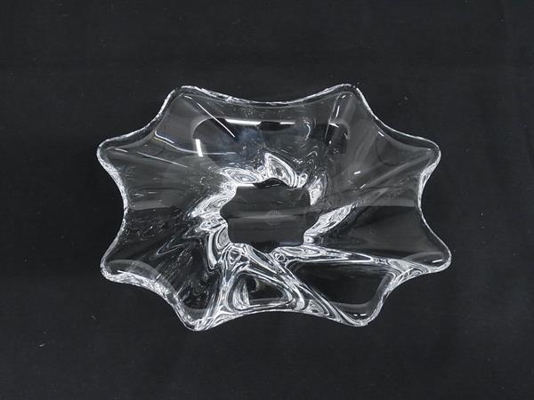 ■美品■ Baccarat バカラ キャディックス クリスタルガラス 灰皿 アッシュトレイ 小物入れ インテリア クリア FI8477