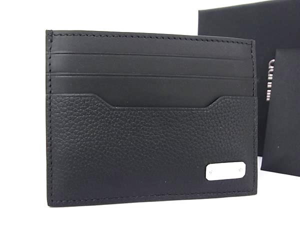■新品■未使用■ dunhill ダンヒル 1893 ハーネス レザー カードケース パスケース メンズ ブラック系 FJ2991