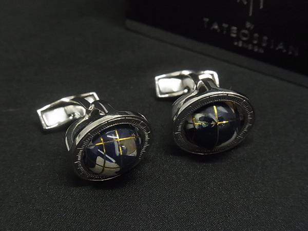 TATEOSSIAN タテオシアン 地球儀カフス SV925 TATEOSSIAN タテオシアン 地球儀カフス SV925 2022AWモデル