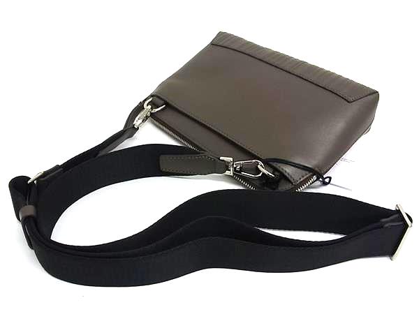■新品同様■ Paul Smith ポールスミス レザー 2WAY ショルダーバッグ クラッチ 斜め掛け レディース メンズ ブラウン系 FJ6157_4