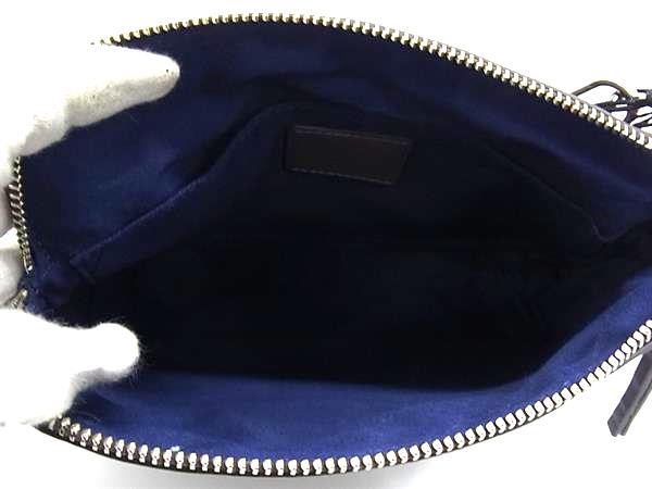 ■新品同様■ Paul Smith ポールスミス レザー 2WAY ショルダーバッグ クラッチ 斜め掛け レディース メンズ ブラウン系 FJ6157_7