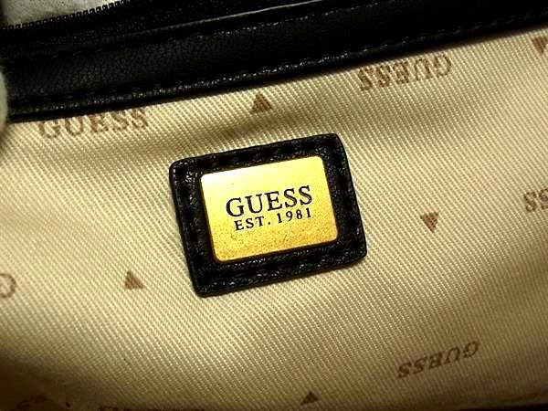 ■新品■未使用■ GUESS ゲス giully レザー トートバッグ ショルダーバッグ 肩掛けかばん レディース ブラック系 FJ7592