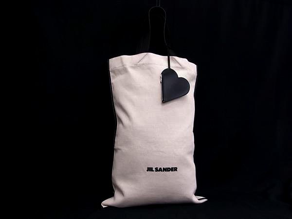ジルサンダー JILSANDER トートバッグ レザー ライトブルー バッグ JIL SANDER ブラックレザートートバッグ 中古・古着通販JIL SANDER