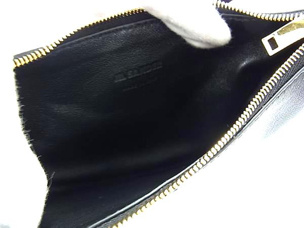 ■新品■未使用■ JIL SANDER ジルサンダー MOON POUCH レザー クラッチバッグ セカンドバッグ ミニバッグ ポーチ ブラック系 FJ8239_2