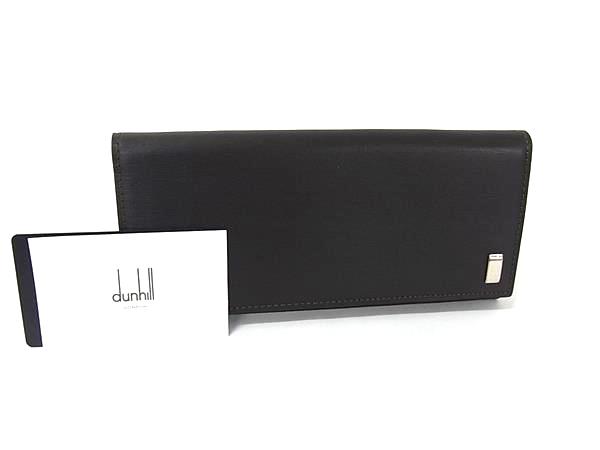 ■新品同様■ dunhill ダンヒル サイドカー レザー 二つ折り 長財布 ウォレット 小銭入れ 札入れ メンズ ブラウン系 FJ9103