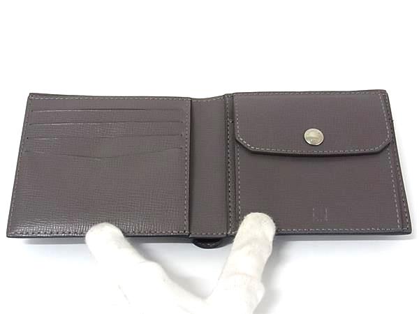 □極美品□ dunhill ダンヒル カドガン レザー 二つ折り 財布