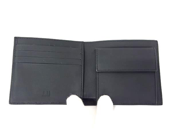 □新品同様□ dunhill ダンヒル レザー 二つ折り 財布 ウォレット 小銭