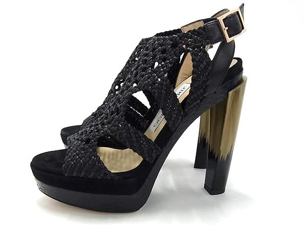 美品】ジミーチュウ JIMMY CHOO パイソン パンプス 36 シルバー JIMMY