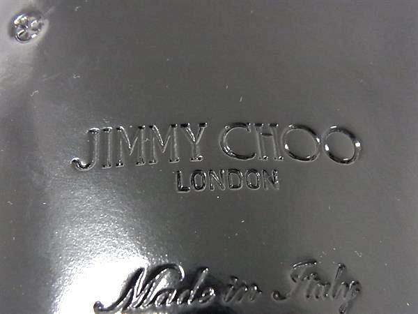 ■極美品■ JIMMY CHOO ジミーチュウ グリッター ドレスシューズ スリッポン サイズ 42(約27cm) 靴 メンズ ブラック系 FK6594_5