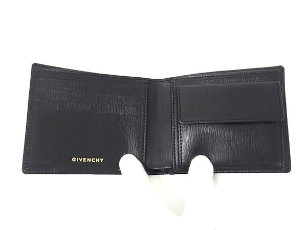 □新品□未使用□ GIVENCHY ジバンシィ レザー 二つ折り 財布