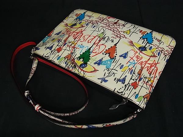 Christian Louboutin ルビタグ パテントレザークラッチバッグ C8440 | [中古]クリスチャンルブタン ルビポッシュ スパイク