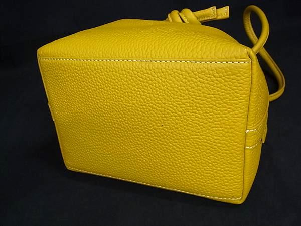 □新品同様□ VASIC ヴァジック ボンド レザー 巾着型 ハンドバッグ