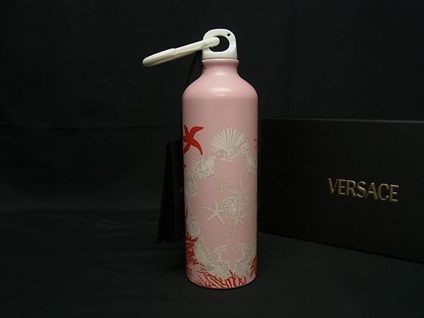 ■美品■ VERSACE ヴェルサーチ メデューサ バロッコ ウォーターボトル 水筒 レディース ピンク系 FL9453
