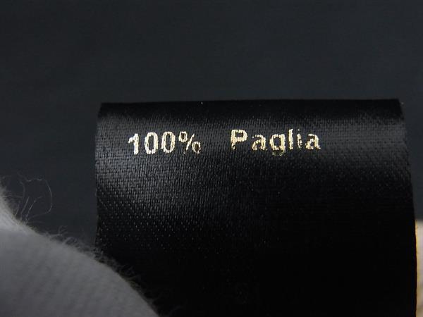 ■新品同様■ BORSALINO ボルサリーノ 天然草100％ 麦わら帽子 ストローハット 帽子 サイズ 58 ライトベージュ系×ブルー系 FL9514_5