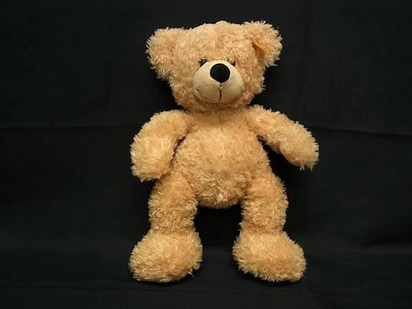 ■新品同様■ Steiff シュタイフ 111327 フィン テディベア くま クマ ぬいぐるみ ライトブラウン系 FL9584