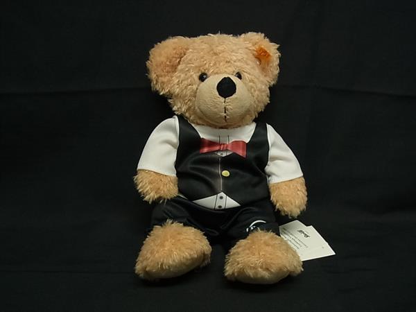 ■新品同様■ Steiff シュタイフ 111327 テディベア くま クマ ぬいぐるみ ライトブラウン系 FL9591