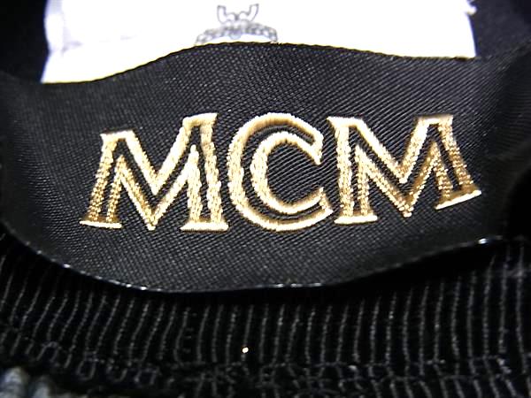 MCM ヴィセトス バケットハット ロゴ □新品同様□ MCM エムシーエム モノグラム ヴィセトス柄 コットン