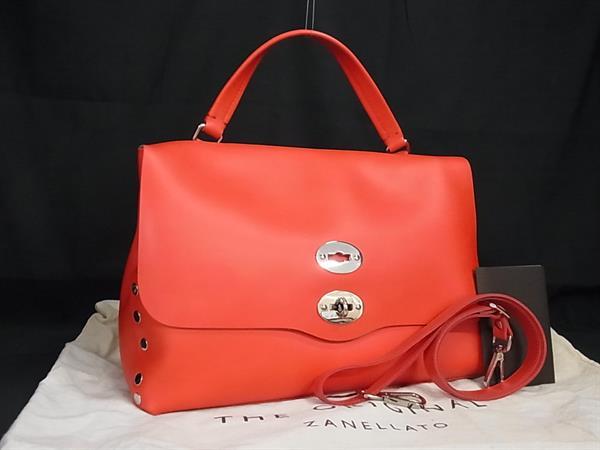 未使用 ZANELLATO ザネラート POSTINA L ポスティーナ マルカプント 36014 2WAY ショルダーバッグ ブラウン 茶 ￥1～ 60004414