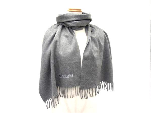□新品同様□ MISSONI ミッソーニ カシミヤ100% マフラー ストール