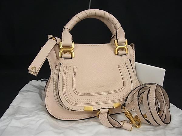 クロエ マーシー バッグ ◇クロエ◇レザー⁄マーシー⁄ハンドバッグ