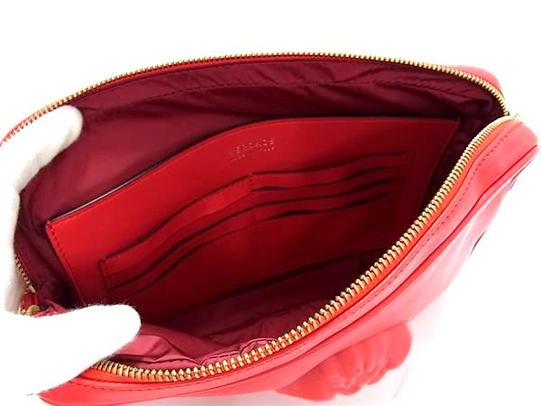 □極美品□ VERSACE ヴェルサーチ メデューサ レザー クラッチ