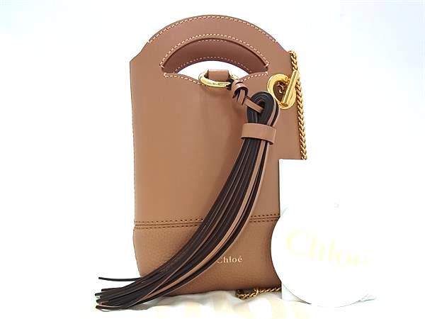 クロエ　レザーチェーンショルダーバック