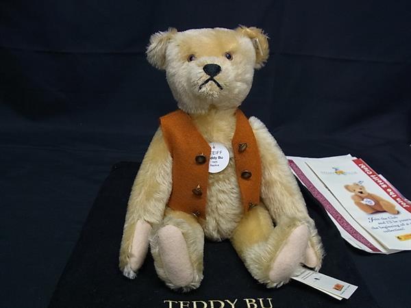 Steiff - ■新品同様■ Steiff シュタイフ 407161 Teddy Bu 1925 レプリカ テディベア くま ぬいぐるみ ブラウン系 FN0606 Steiff - □新品同様□ Steiff シュタイフ 407161 Teddy Bu 1925