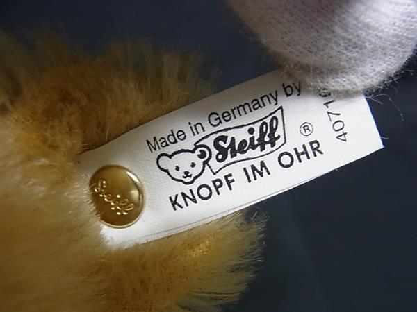 Steiff - ■新品同様■ Steiff シュタイフ 407161 Teddy Bu 1925 レプリカ テディベア くま ぬいぐるみ ブラウン系 FN0606 □新品同様□ Steiff シュタイフ 407161 Teddy Bu 1925 レプリカ