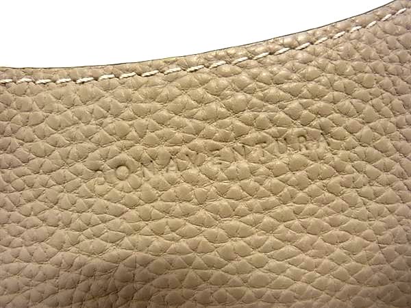 ■極美品■ BONAVENTURA ボナベンチュラ レザー ワンショルダーバッグ クロスボディ ポシェット 斜め掛け グレージュ系 FN2978_8