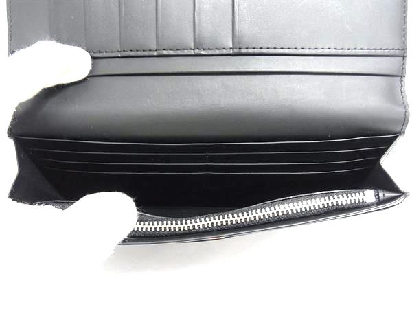 未使用 PAUL SMITH ポールスミス レザー二つ折財布小銭入れ付き ブラック×レオパード 未使用1円～☆ポールスミス Paul Smith 牛革レザー 二つ折り財布