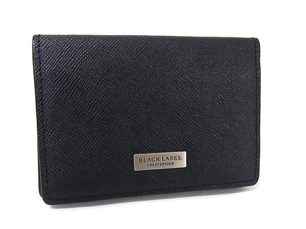 BLACK LABEL CRESTBRIDGE ブラックレーベル 名刺入れ 新品 エンボス
