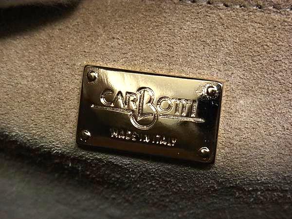 □極美品□ CARBOTTI カルボッティ グレタ レザー 2WAY ハンドバッグ