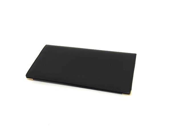 □極美品□ dunhill ダンヒル オックスフォード レザー 二つ折り 長