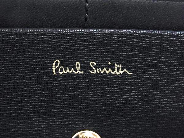 メンズ □極美品□ Paul Smith ポールスミス レザー 二つ折り 長財布