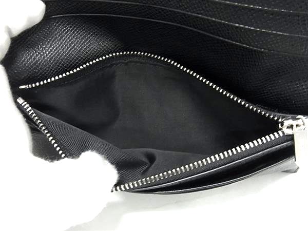 ■新品同様■ BALLY バリー レザー 二つ折り 財布 ウォレット 札入れ 小銭入れ メンズ ブラック系 FN7657_3