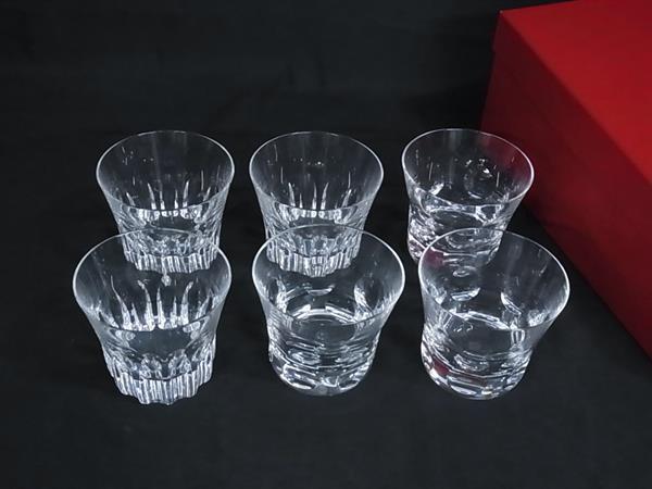 ■新品■未使用■ Baccarat バカラ エトナ ベルーガ 6個セット クリスタルガラス グラス 食器 テーブルウェア クリア FN8438