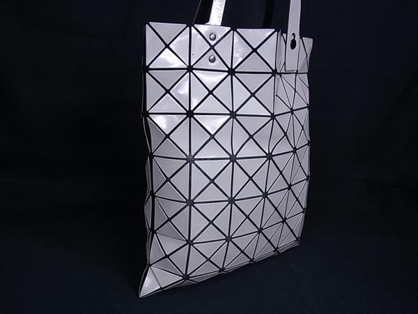 ■美品■ BAO BAO ISSEY MIYAKE バオバオイッセイミヤケ ルーセント PVC ハンドバッグ ショルダー 肩掛け アイボリー系 FN8603_1
