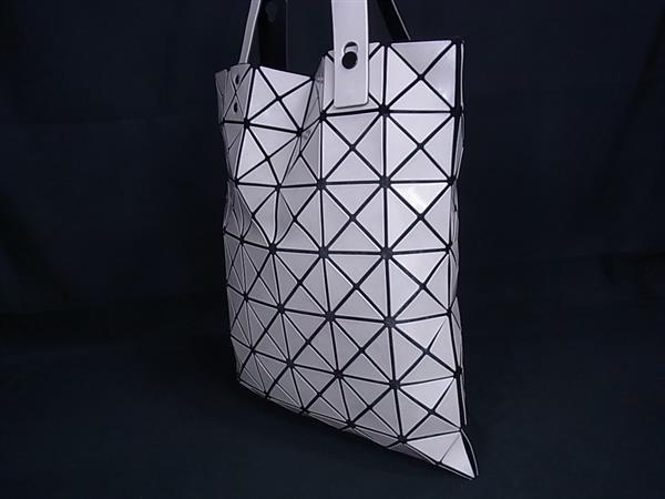 ■美品■ BAO BAO ISSEY MIYAKE バオバオイッセイミヤケ ルーセント PVC ハンドバッグ ショルダー 肩掛け アイボリー系 FN8603_2