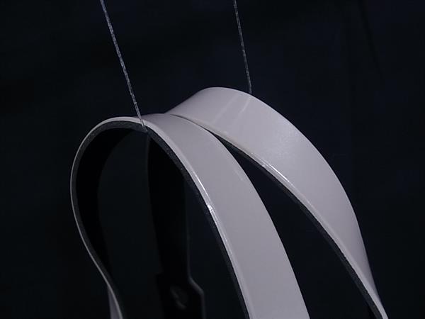 ■美品■ BAO BAO ISSEY MIYAKE バオバオイッセイミヤケ ルーセント PVC ハンドバッグ ショルダー 肩掛け アイボリー系 FN8603_3