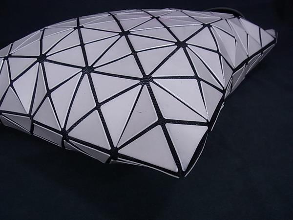 ■美品■ BAO BAO ISSEY MIYAKE バオバオイッセイミヤケ ルーセント PVC ハンドバッグ ショルダー 肩掛け アイボリー系 FN8603_6