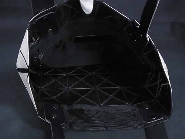 ■美品■ BAO BAO ISSEY MIYAKE バオバオイッセイミヤケ ルーセント PVC ハンドバッグ ショルダー 肩掛け アイボリー系 FN8603_7