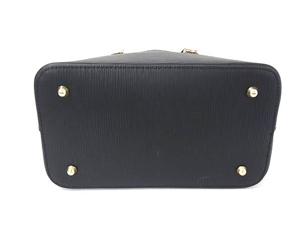 ■新品同様■ CAMELIA ROMA カメリアローマ レザー 2WAY ハンドバッグ ショルダー レディース ブラック系 FP2520_5